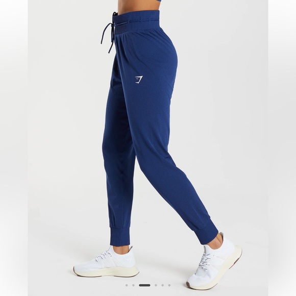 GYMSHARK Vital Seamless 2.0 Joggers Track Pants Navy Blue Women’s Size Small - Picture 2 of 16